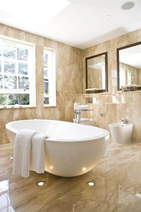 Traditional bathroom with marble tile wall | hgtv. 48 Luxurious Marble Bathroom Designs | DigsDigs