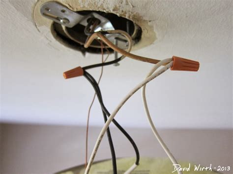 Learn how to wire a ceiling light, replace a lampholder, replace flex and fit a ceiling rose. Replace Room Light with Fan