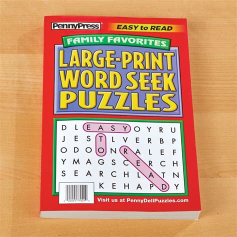 Large Print Word Seek Word Search Puzzles Collections Etc