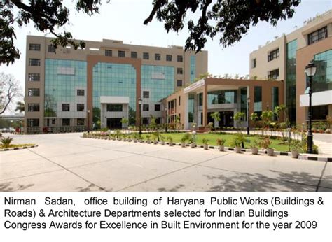 Haryananewswire: Nirman Sadan adjudged the best building