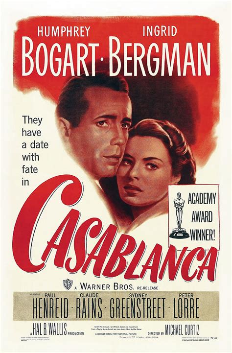 Casablanca Academy Award Winning Movie 1943 Photograph By Daniel Hagerman