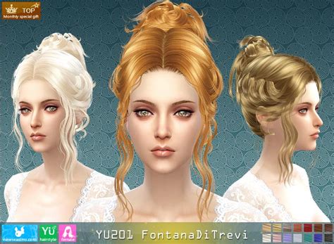 Sims 4 Princess Hair Cc