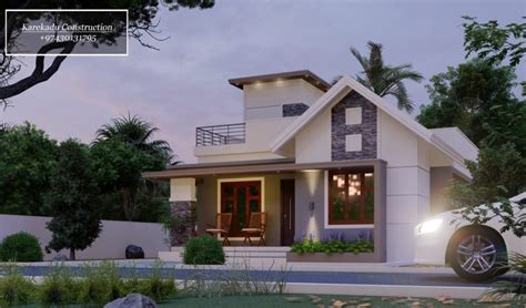 840 Sq Ft 2bhk Modern Single Floor House And Free Plan 13 Lacks Home 4bc