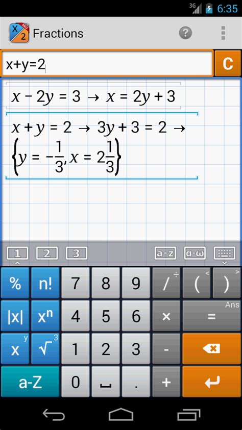 Add fractions, subtract fractions, multiply fractions, or divide fractions and get an answer in the simplest form with this online fraction calculator. Fraction Calculator MathlabPRO - Android Apps on Google Play
