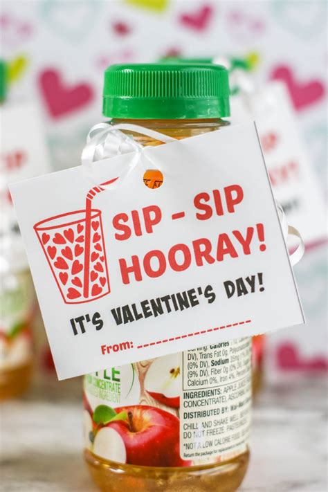 sip sip hooray it s valentine s day free printable design dazzle