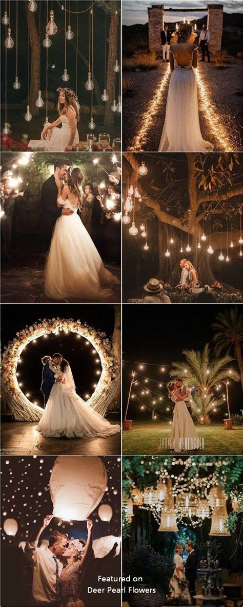 Top 20 Must See Night Wedding Photos With Lights Night Wedding Photos