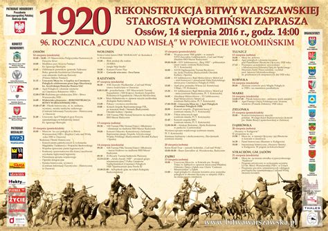 W filmie jerzego hoffmana bitwa warszawska 1920, do którego zdjęcia obecnie trwają, użyte w obsadzie filmu bitwa warszawska 1920 znajdą się też m.in. Obchody 2016 » Plakat | Bitwa Warszawska 1920