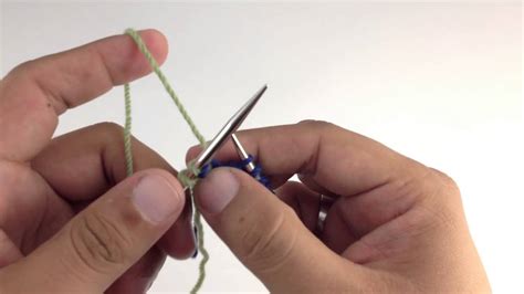 How To Knit The Invisible Cast On Left Handed Youtube