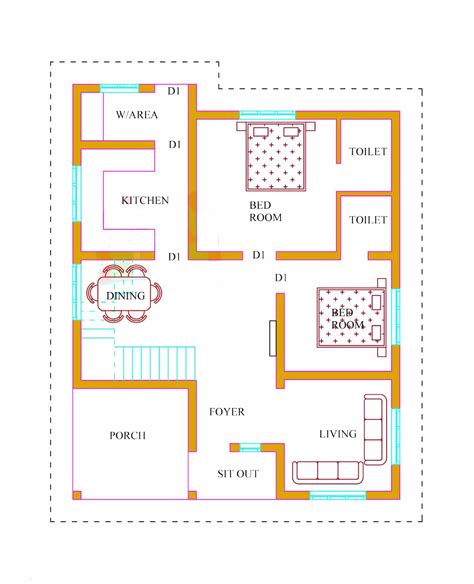 3 Bedroom House Plans South Indian Style Bedroomhouseplansone