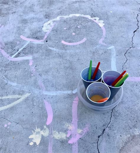 Toddler Time At Home Chalk Painting The New Childrens Museum