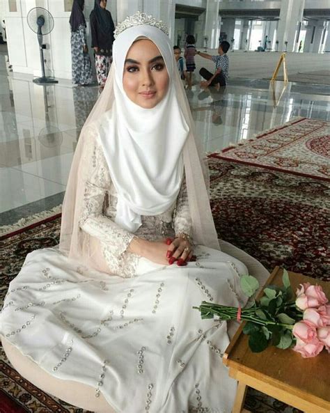 30 Gaun Pengantin Syari Sederhana Galeri Wedding Si Gadis