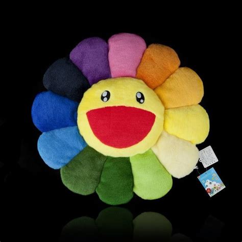 With 12 rounded petals and smiling faces, takashi murakami's flowers are celebrated for their display of joy and innocence. Takashi Murakami | Flower Cushion (Large) | Available for ...