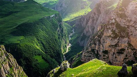 Hd Wallpaper Azerbaijan Guba Highland Mountain Wilderness Ravine