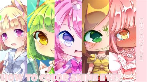 Tutorial How To Color Anime Eyes ♥ Paint Tool Sai Youtube