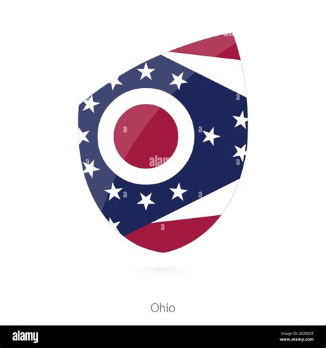 Flag Of Ohio Vector Illustration Stock Vector Image And Art Alamy