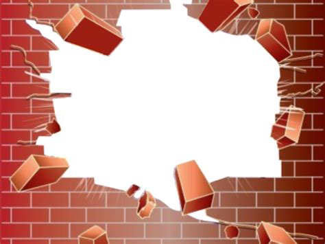 Download Hd Bricks Clipart Broken Brick Transparent Brick Wall Png
