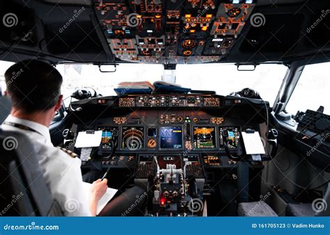 View From Pilot S Cabin Editorial Stock Photo Image Of Fields 161705123