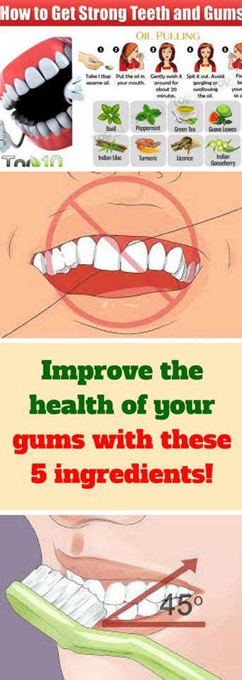 Improve The Health Of Your Gums With These 5 Ingredients Oral Care