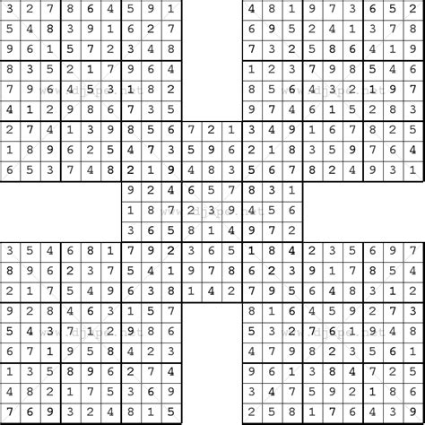 Free Better Sudoku Samurai Printables
