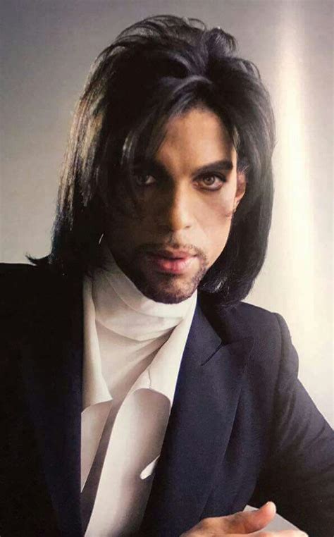 By keeping the hair all the same length beside the back part. The most beautiful man in the world! | Roger nelson, Prince