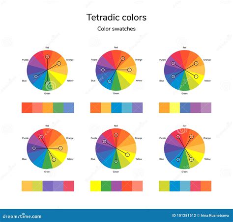 Vector Illustration Of Color Circle Infographics Palette Stock Vector Illustration Of Color