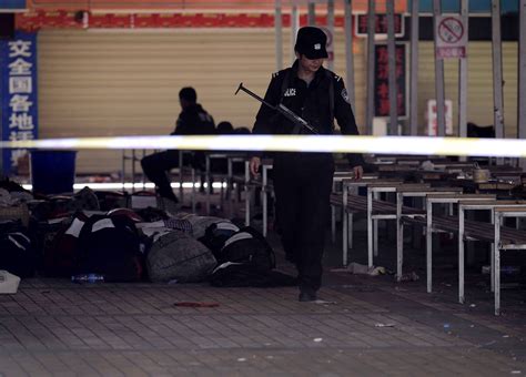 China Blames Separatists For Knife Attack 33 Dead