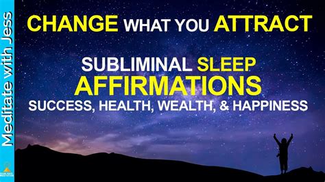 I Am Affirmations While You Sleep For Success Health Wealth