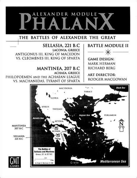 Phalanx Great Battles Of Alexander Module Board Game Boardgamegeek