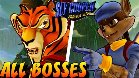 Sly Cooper 4 Thieves In Time All Bosses No Damage Youtube