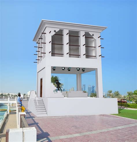 Sajid Designer National Day Program Set In Al Bida Park Qatar 3d Model