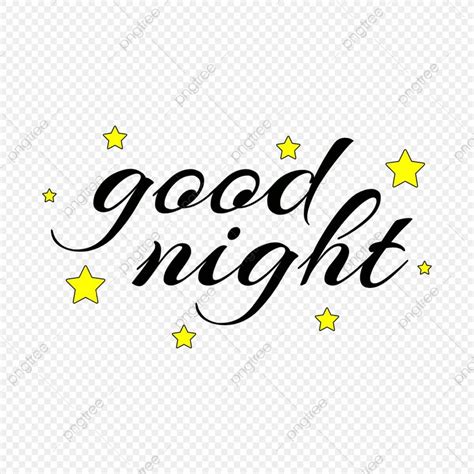 Animated Good Night Clipart Transparent Background Good Night Pharases