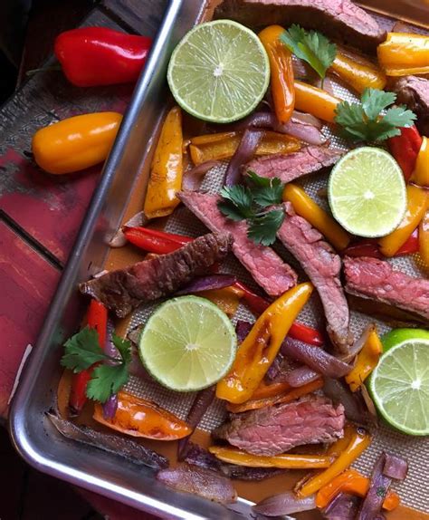 Sheet Pan Beef Fajitas Jan S Recipes