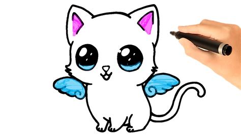 Cara Menggambar Anak Kucing Kawaii Youtube