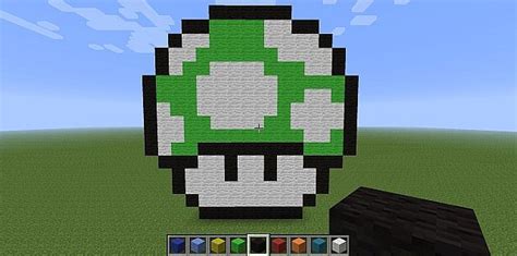 Green Mushroom Mario Minecraft Map