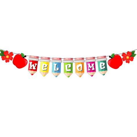 Buy Petcee Welcome Bulletin Board Classroom Decorations Pencil Welcome