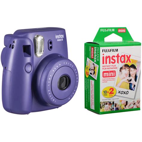 Fujifilm Instax Mini 8 Instant Film Camera With Twin Pack Of