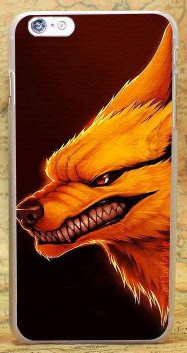 The Nine Tailed Fox Fangs Red Eyes Naruto Case Cover Coque