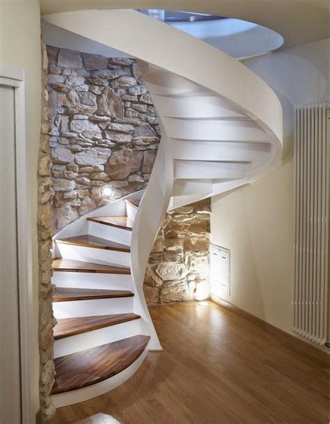 Stone Handrail Spiral Stairs Interior Design Spiral Stairs Design