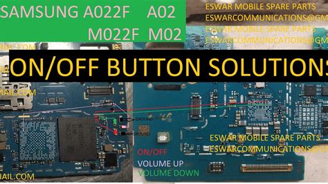 Samsung A02a022fm02m022f Onoff Button Complent Solution Youtube