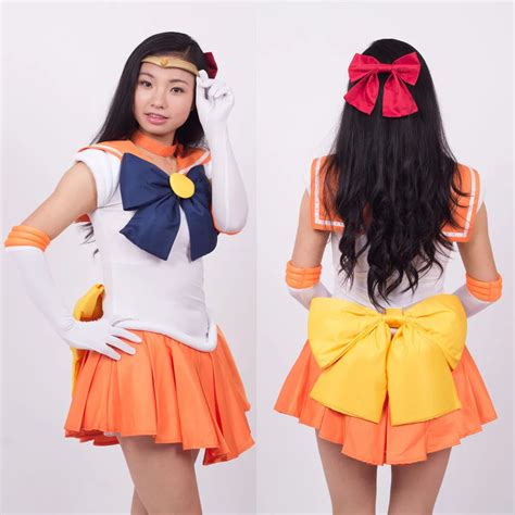Buy Sailor Venus Halloween Costume Cosplay Minako Aino Sailor Moon Costume For