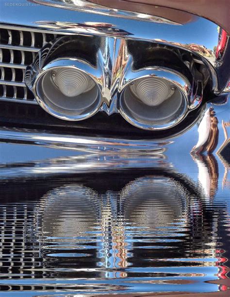 Headlight Reflection Old Car Betty Sederquist Photography