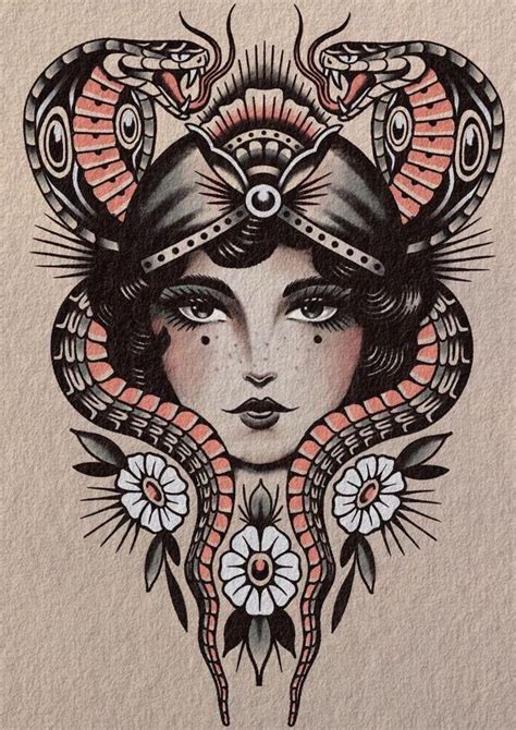 Traditional Tattoo Woman Face Traditional Tattoo Inspiration Traditional Tattoo Design