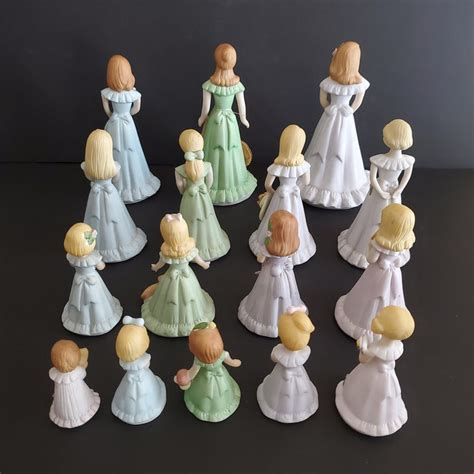 Enesco Growing Up Birthday Girls Ceramic Figurines Lot Of 16 Etsy