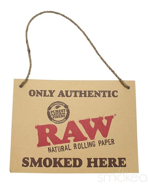 Raw 420 Break Cardboard Sign