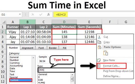 Sum Time In Excel How To Use An Excel Formula To Sum