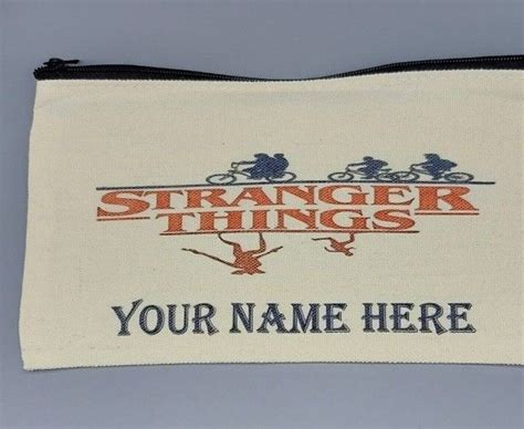 Personalised Stranger Things Pencil Case T Stationary Bag Ebay