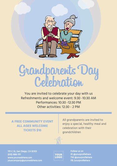 Free Printable Grandparents Day Card Templates