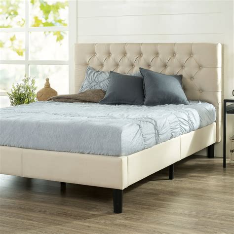 Zinus Misty 42” Upholstered Platform Bed Frame King