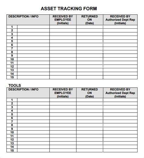 inventory tracking template    documents