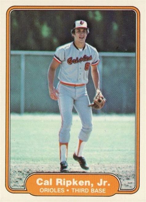 Today, it's a $20+ card when graded and pristine. 1982 Fleer Cal Ripken #176 Baseball Card Value Price Guide